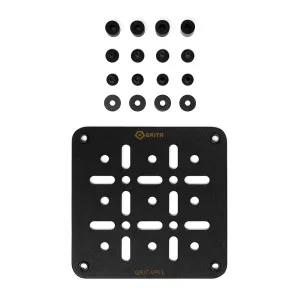 GRITR Kydex EDC Hook & Loop Panel Insert for Holsters & Gear w/ Hardware Kit