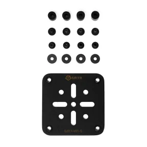 GRITR Kydex EDC Hook & Loop Panel Insert for Holsters & Gear w/ Hardware Kit