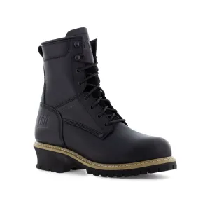 FRYE Men's Safety-Crafted 8" Waterproof Logger Work Boots (FR4020)