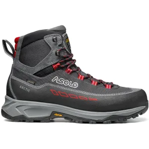 ASOLO Men's Arctic GV Grey/Gunmetal/Red Boots (B12536-A176)