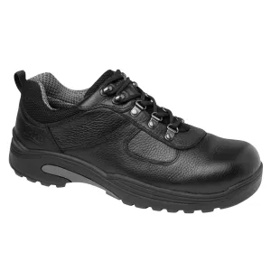 DREW Men's Boulder Black Tumbled Leather Shoes (40920-18)