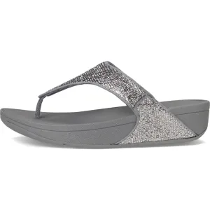 FITFLOP Lulu Crinkled-Shimmer Toe-Post Sandals (E6J)