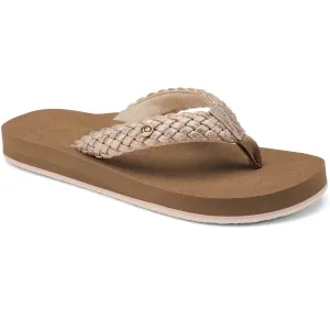 COBIAN Women's Braided Bounce Flip Flop Sandals (BRB10)