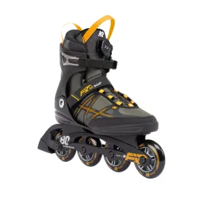 K2 SKATE Men's F.I.T. 80 BOA Gray/Mustard Inline Skates (I220201301)