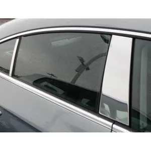 QAA 4-Piece Stainless Steel Pillar Trim Fits Volkswagen CC 2009-2017 (PP29661)