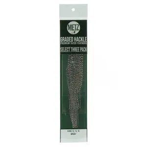 UMPQUA Metz Select 3-Pack Hackle