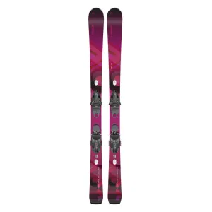 HEAD Women's e-total Joy SW with Joy 11 GW SLR Brake 90 [H] Aurora/Red Alpine Ski Set (31562502+100945)