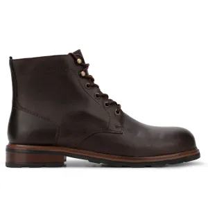 MILWAUKEE Boots Men's Pfister Plain Toe Arctic Grip Brown Boots (20528-200)