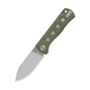 QSP Canary 2.84in Folder Linerlock Jade G10 Pocket Knife (QS150-E2)