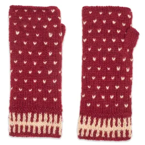 FEELGOODZ Women's Appalachian Artisan Hand-Knit Half Mittens (HFMTNAPL)
