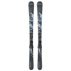 NORDICA Women's Wild Belle DC 84 with TP2 Light 11 FDT Bindings Black/Blue Alpine Skis Set (0A5439NF001)