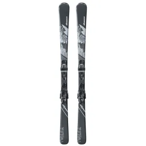 NORDICA Women's Wild Belle 74 with TP2 Compact 10 FDT Bindings Black/Blue Alpine Skis Set (0A5445SA001)