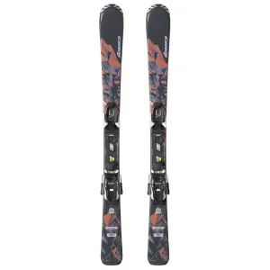 NORDICA Team AM  Black/Red/Blue Alpine Skis Set w/ Bindings