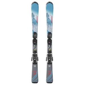 NORDICA Team G Blue/Gray/Pink All Mountain Skis w/ Bindings (0A454)