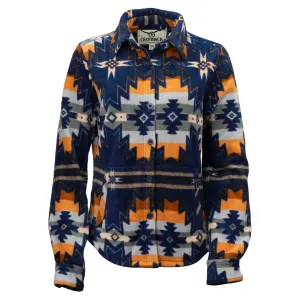 OUTBACK TRADING Women's Aurora Blue Big Shirt (42201-BLU)