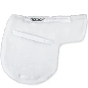 OVATION Fleece Hunter White Saddle Pad with Quilted Lining (400758WHT)