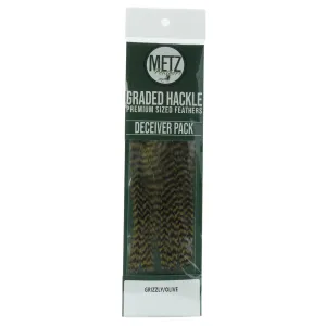 UMPQUA Metz Deceiver/Streamer Pack Hackle