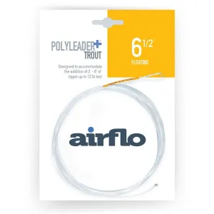 AIRFLO Polyleader Plus 6.5ft Clear Floating Fly Lines (PP-F0-6.5T)