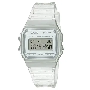 CASIO Unisex Vintage Clear Digital Watch (F91WS-7)