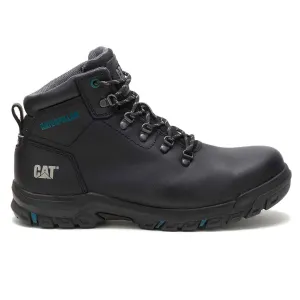 CAT Women's Mae Steel Toe Waterproof Black Work Boots (P91022)