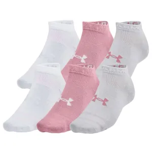 UNDER ARMOUR Unisex Essential 6-Pack Castlerock/Anthracite Low Cut Socks (1386239-025)