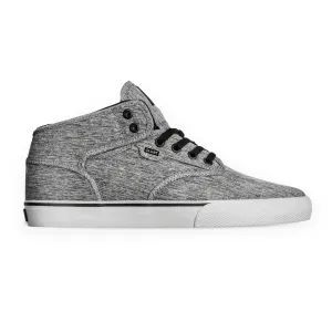 GLOBE Men's Motley Mid Grey Chambray Skateboarding Shoes (GBMOTLEYM-GREY CHAMBRAY)