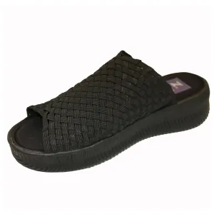 ZEE ALEXIS Women's AVA Black Metallic Sandals (AVA001)