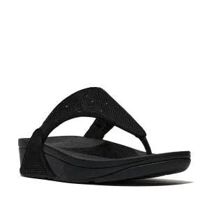 FITFLOP Women's Lulu Shimmerglitz Toe-Post Sandals (A5A)