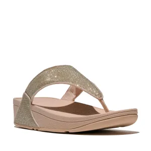 FITFLOP Women's Lulu Shimmerglitz Toe-Post Sandals (A5A)