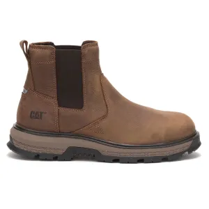 CAT Men's Exposition Chelsea Alloy Toe Pyramid Work Boots (P91369)