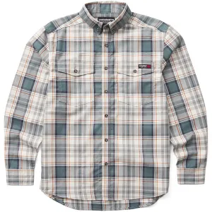 WOLVERINE Men's FR Plaid Long Sleeve Twill Shirt Durable Flame-Resistant Workwear (W1203980)