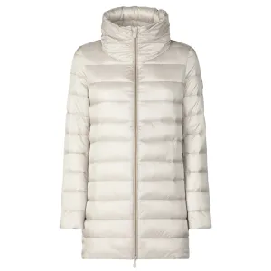 SAVE THE DUCK Women's Lydia Rainy Beige Puffer Jacket (D43620W-IRIS21-S-40019)