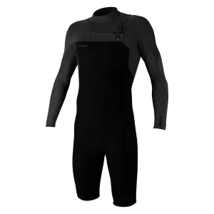 O'NEILL Hyperfreak 2mm XL Black Chest Zip L/S Spring Wetsuit (5496-A00-XL)