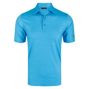 DRAKE Men's Performance Chalk Striped Short Sleeve Polo Shirt (DS4095)
