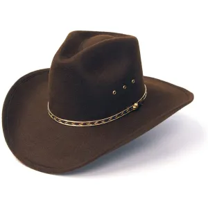 WESTERN EXPRESS Felt Finish Western Pinch Front Hat (BFF-35-36)