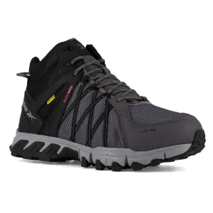REEBOK Men's Trailgrip Alloy Toe Navy/Black Athletic Mid Cut Work Boots with Internal Met Guard (RB3400)