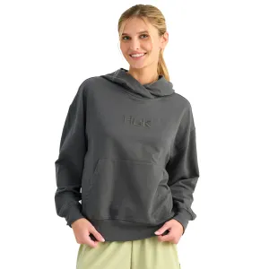 HUK Women's Edisto Logo Terry Dark Shadow Hoodie (H6130044-060)