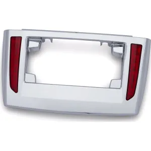CIRO Chrome Lighted License Plate Frame for Tri Glide (40080)