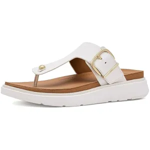 FITFLOP Women's GEN-FF Buckle Leather Toe-Post Sandals (B1H)