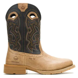 WOLVERINE Men's Wheatland Pull-On Steel-Toe Wellington Work Boots (W26105)
