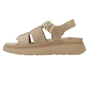 FITFLOP Women's GEN-FF Suede Cappuccino Fisherman Sandals (A3T-923)