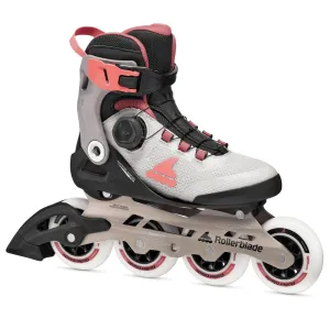 ROLLERBLADE Women's Macroblade 90 BOA Grey/Amethyst Rose Inline Skates (86B0760100HJ03)