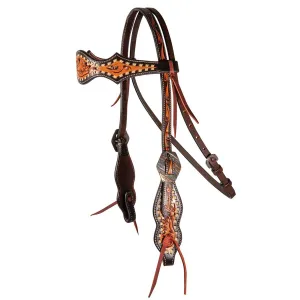 PROFESSIONAL'S CHOICE Buckstitched Filigree Browband Headstall (3P4035)