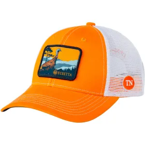 Beretta Tennessee USA 250 Hat Orange & White OSFA BTN96T16750435 in Blaze Orange