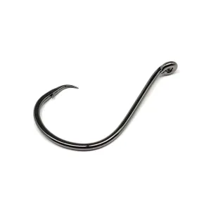 GAMAKATSU 25-Pack Octopus Circle NS Black Offset-Point Hook