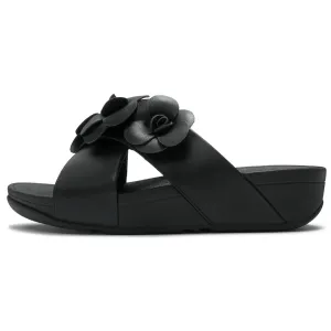 FITFLOP Women's Lulu Flower Cross Slides (A4M)