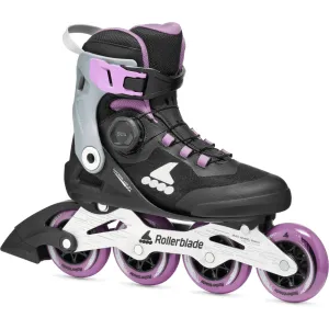 ROLLERBLADE Women's Macroblade 84 BOA Black/Lavender/Blue Star Inline Skates (86B0760080NZ06)