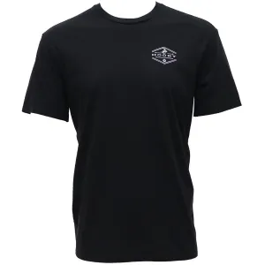 HOOEY Men's Mountains Black T-Shirt (HT1655BK)