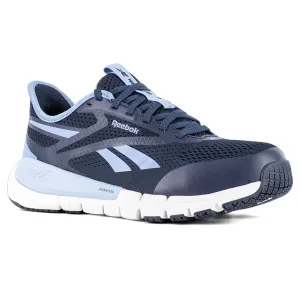 REEBOK Women's Flex Trainer Composite Toe Navy/Sky Blue Work Shoes (RB513)