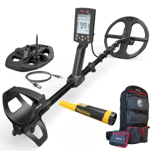 NOKTA MAKRO The Legend 2 Metal Detector with Detectobag Backpack and Accupoint (11000562+PROMO-4)